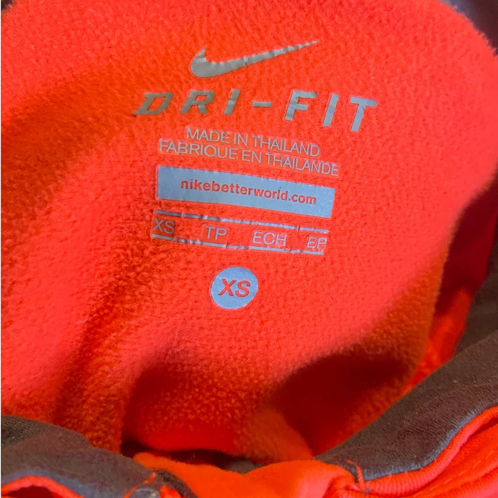 NIKE Dri-Fit Hooded Quarter Zip Fleece Lined Thermal - Picture 11 of 11